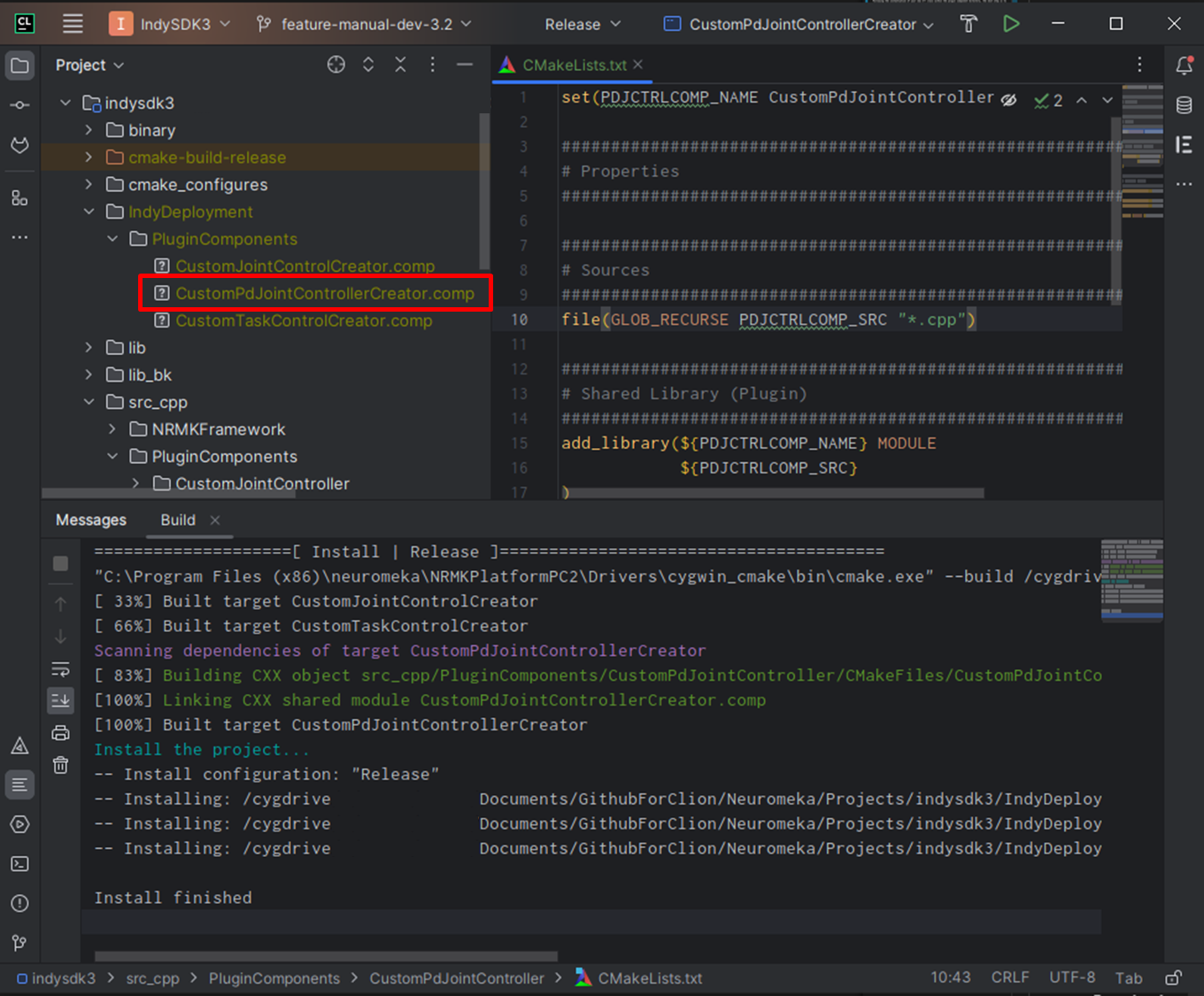 Component file directory